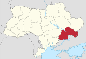 Днепропетровская область на карте